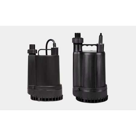 RED LION Red Lion RL-MP16 Submersible Utility Pump, 115 V, 2 A, 1 in Outlet, 1300 gph RL-MP16